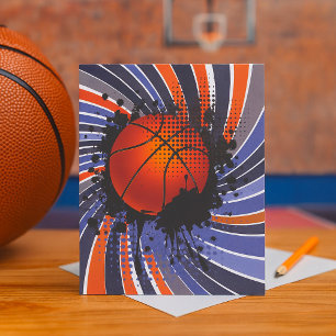 Retro Basketball Invitation