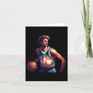 Retro Basketball Jersey Card