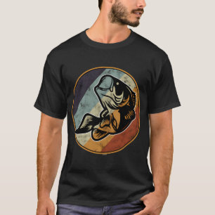 Retro Bass Fish T-Shirt
