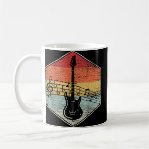 Retro Bass Guitar Coffee Mug