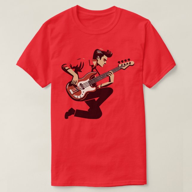 Retro Bassman 2 T-Shirt (Design Front)
