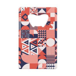 Retro Bauhaus design, colourful geometric.