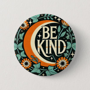 Retro Be Kind                                      6 Cm Round Badge