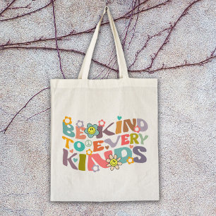 Retro Be Kind Tote Bag