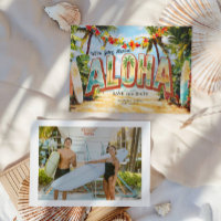 Retro Beach | Aloha Tropical Wedding