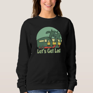 Retro Beach Camping Road Trip Sweatshirt