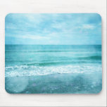 Retro Beach - Coastal Ocean Teal Blue Watercolor Mouse Pad<br><div class="desc">Coastal Teal Blue Tropical Beach Retro Watercolor Painting. Beach decor with teal blue water and white ocean wave sea foam in hues of teal, aqua, and turquoise blue. Love this coastal decor beach wall art but want canvas prints, metal wall art, framed posters, or other wall decor? Just transfer our...</div>