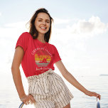 Retro Beach Cruise Family Reunion Matching T-Shirt<br><div class="desc">Going on a family cruise vacation? Customise these camping retro designs for the whole family by adding your family name or custom text, and year of the adventure. I hope it’s not just about the cool design that caught your eye but the fact you’ll never find it in a department...</div>