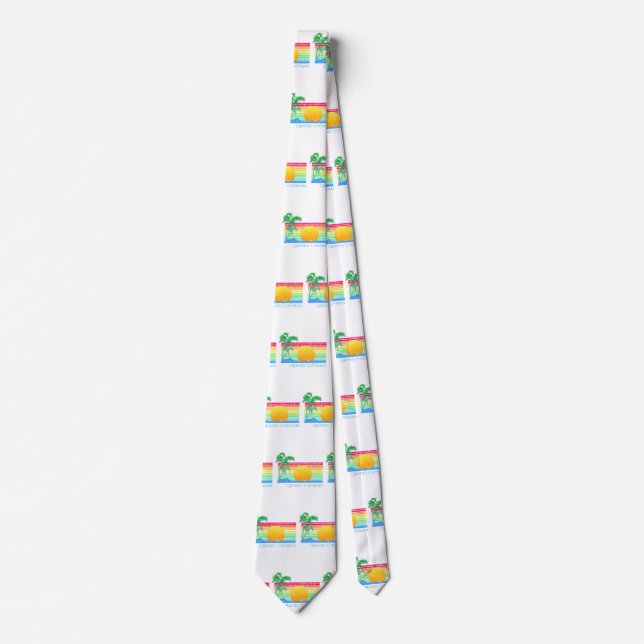 Retro Beach Grand Cayman Tie (Front)