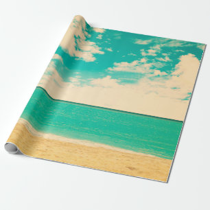 Retro beachbeach, retro, poster, photo, background wrapping paper