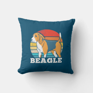 Retro Beagle Dog Cushion