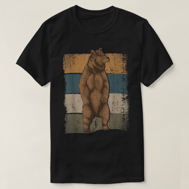 Retro Bear 1718  T-Shirt (Design Front)