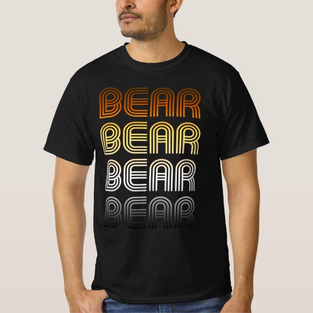 Retro Bear Pride T-Shirt (Front)