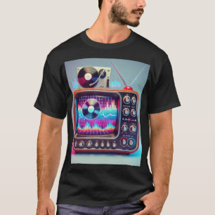 "Retro Beatwave: Vintage Vibes, Modern Groove!" T-Shirt