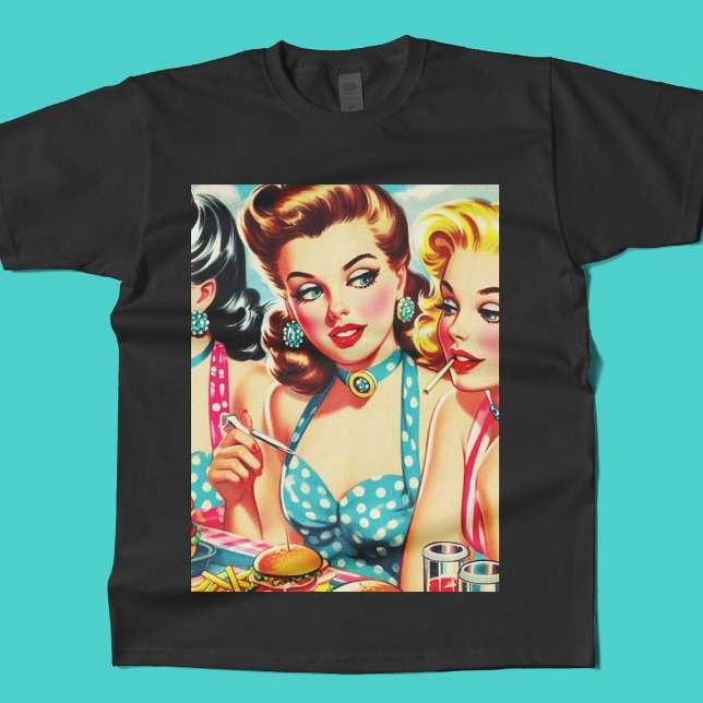 Retro Beauties Pin Up T-Shirt (Creator Uploaded)