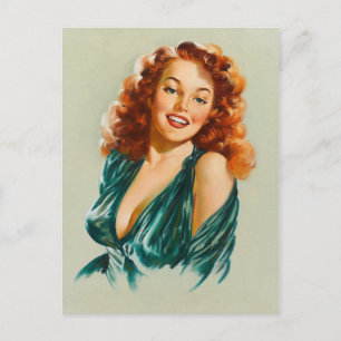 Retro Beauty 06 Postcard