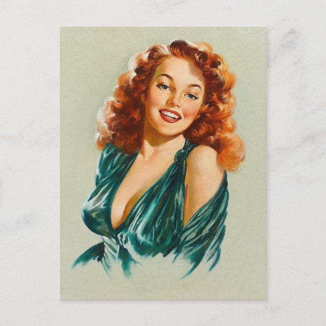 Retro Beauty 06 Postcard (Front)