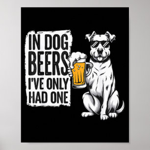 Retro Beer Pun Bar Pub Crawl Party Men - Funny Bee Poster