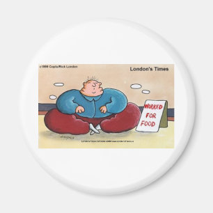 Retro Beggar Funny Gifts Tees Cards Mugs Etc Magnet