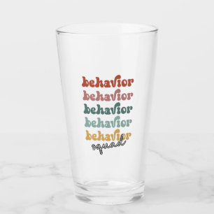 Retro Behaviour Squad Behavioural Therapist Glass