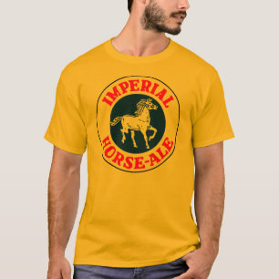 Retro Belgian beer logo Imperial Horse Ale T-Shirt
