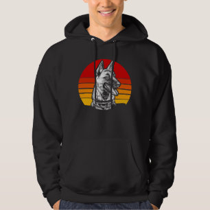 Retro Belgian Malinois  3 Hoodie