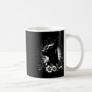 Retro Belgian Malinois Dog Lover Tattoo Style _1 Coffee Mug
