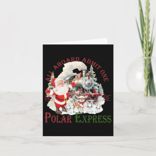 Retro Believe Train North Pole Polar Express All A Card