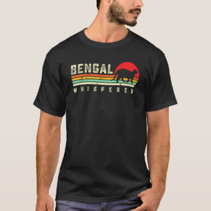 Retro Bengal Cat Vintage Unique Cat Mum Cute Pet O T-Shirt