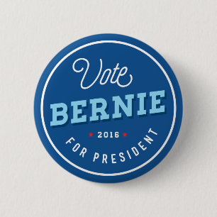 Retro Bernie 6 Cm Round Badge
