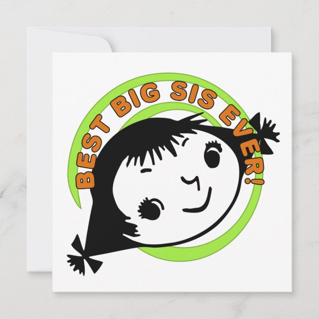 Retro Best Big Sis Ever (Front)