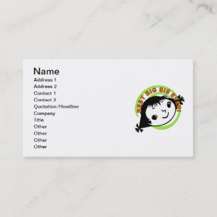 Retro Best Big Sister Ever Business Card