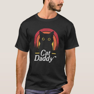 Retro Best Cat Dad Ever Father's Day 2023 Cat Dadd T-Shirt