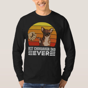 Retro Best Chihuahua Dad Everrts Vintage Chihuahua T-Shirt