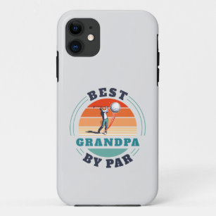 Retro Best Grandpa By Par Custom Parents Day Case-Mate iPhone Case