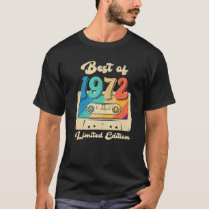 Retro Best Of 1972 Cassette Tape 50Th Birthday Dec T-Shirt