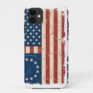 Retro Betsy Ross & 50-Star Flag 2026 Semiquincente iPhone 11 Case