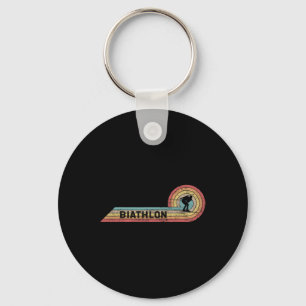 Retro Biathlon Vintage Player Film Strip Key Ring