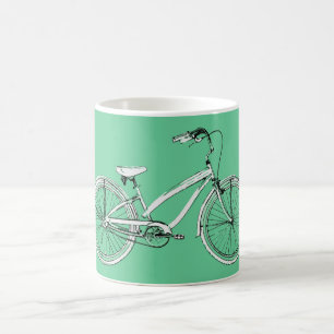retro bicycle coffee mug