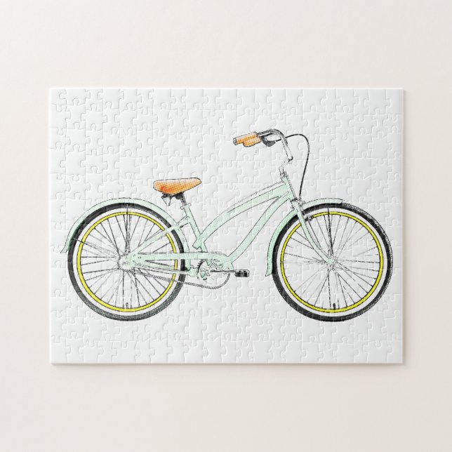 retro bicycle jigsaw puzzle (Horizontal)