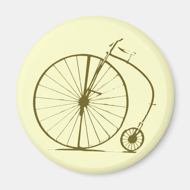 retro bicycle magnet (Front)