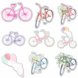 vintage bike stickers