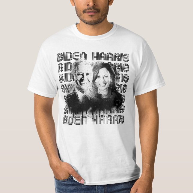 Retro Biden Harris Pride T-Shirt (Front)