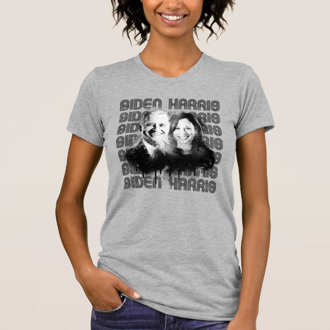 Retro Biden Harris Pride T-Shirt (Front)