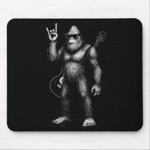 Retro Big Foot Rock Music Gifts Men Women Kid Funn Mouse Pad