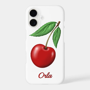 Retro Big Red Cherry Fruit Design Personalized
