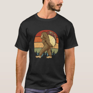 Retro Bigfoot Carrying Taco Mexican Sasquatch Cinc T-Shirt