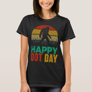 Retro Bigfoot Lovers Polka Dots Happy Dot Day Boy T-Shirt