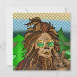 Retro Bigfoot Pop Art Sasquatch