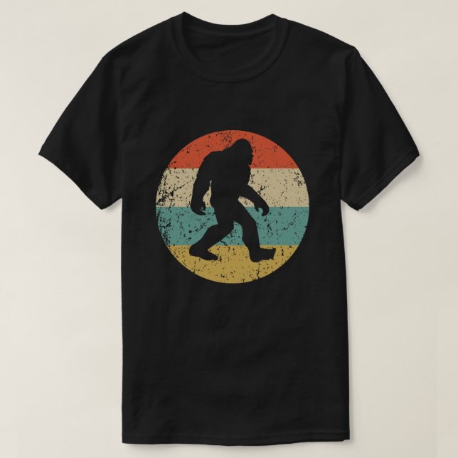 Retro Bigfoot Sasquatch Icon Essential T-Shirt (Design Front)